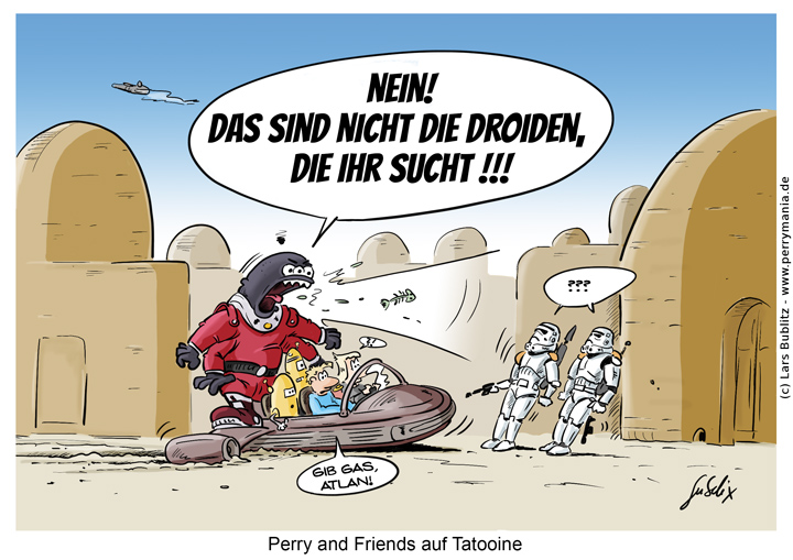 Daily Perry 444 - Perry and Friends auf Tatooine