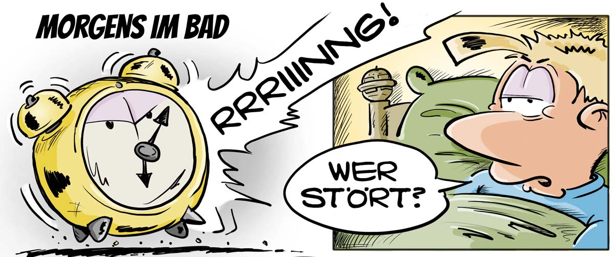 Daily Perry 451 – Morgens im Bad