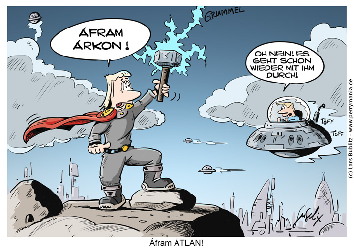 Daily Perry Cartoon Nummer 452 - AtlanThor